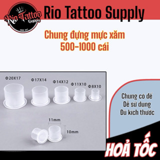Chum đựng mực có đế Size S M L XL ( 1000 cái);