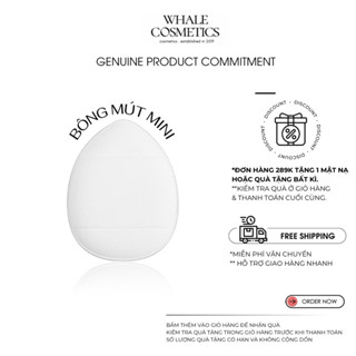 (MINI) Mút Trang Điểm Hình Giọt Nước Dùng Tán Kem Nền / Phấn Má Hồng