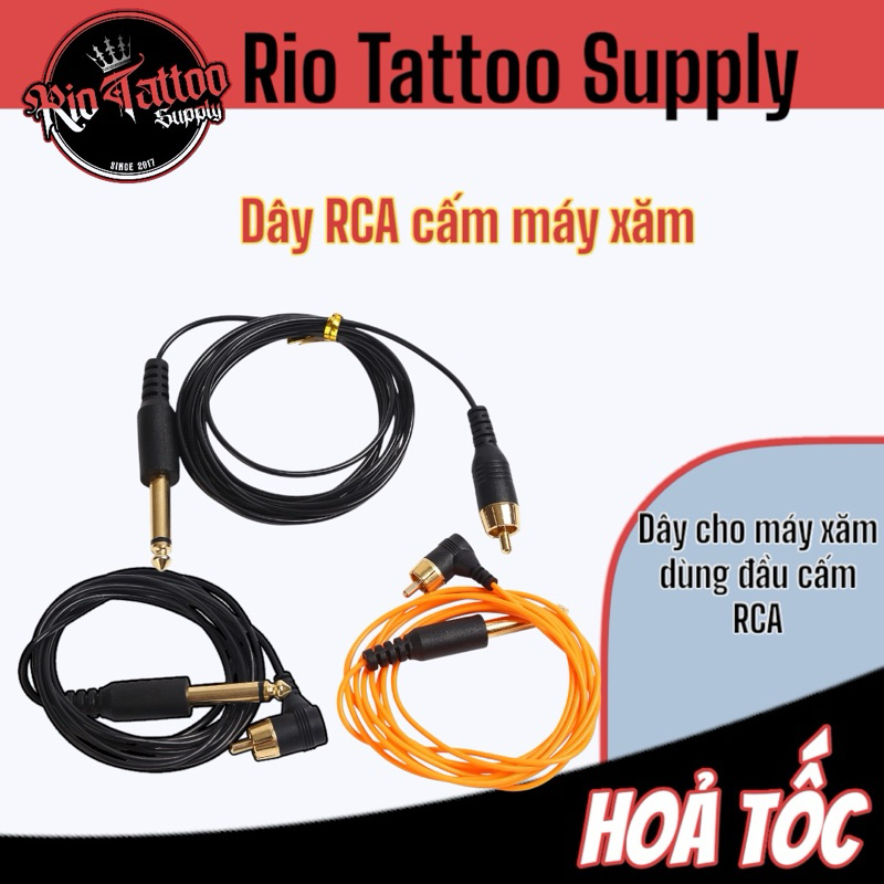 Jack cấm RCA máy xăm siêu mỏng