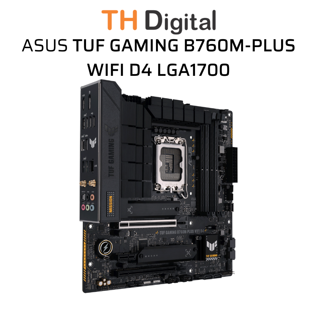 Mainboard ASUS TUF GAMING B760M-PLUS WIFI D4 / WIFI IID5 LGA1700 - Hàng chính hãng