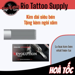 Kim xăm Dài Revolution Siêu Bén 50 cây/hộp - Tặng Ngòi