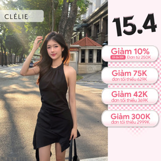 Đầm yếm hơ lưng | SARAH DRESS - CLÉLIE