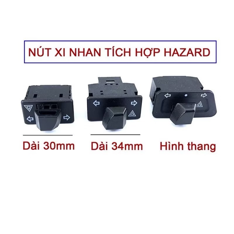 Công tắc xi nhan tích hợp Hazard, gắn các dòng xe honda, wave - sh - vision - winner - winner X - Va