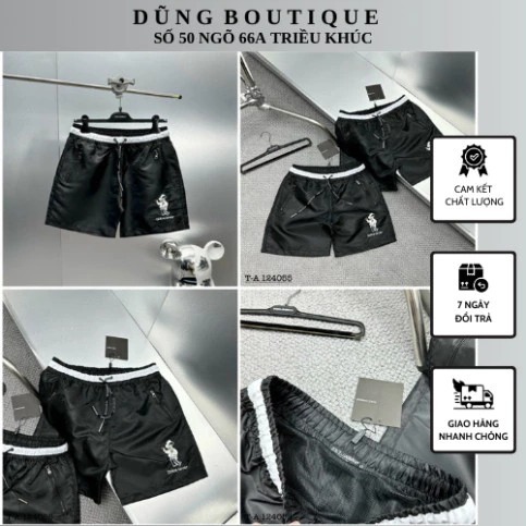 Quần cộc short đùi gió 2 lớp thêu chữ DG tổng hợp các mẫu quần đùi DG đi chơi đi biển mới nhất 2025