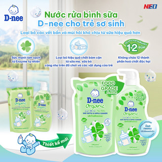 [ JUNHEE AUTH ] Nước rửa bình sữa Dnee chính hãng Thái Lan