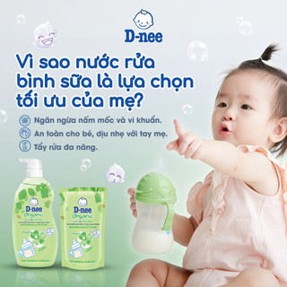 [ JUNHEE AUTH ] Nước rửa bình sữa Dnee chính hãng Thái Lan