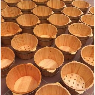CHẬU GỖ NGÂM CHÂN CÓ HẠT MASSAGE💥 LOẠI 1💥
