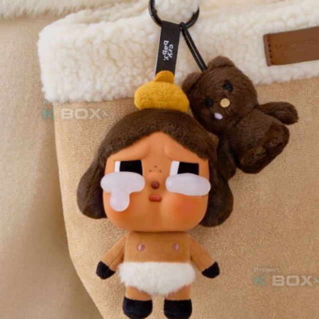 Móc khóa Crybaby Crying Again Series Vinyl Face Plush Blind Box Chính hãng POPMART