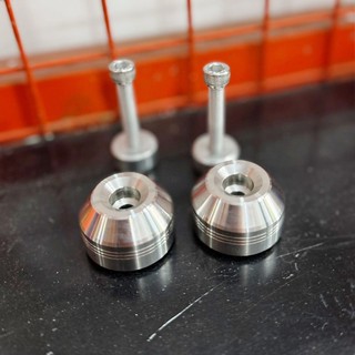  Gù chống rung inox 304 kiểu thái gắn wave sirius exciter,winner...gù tay lái nặng 180gr giá bán 1 cặp 