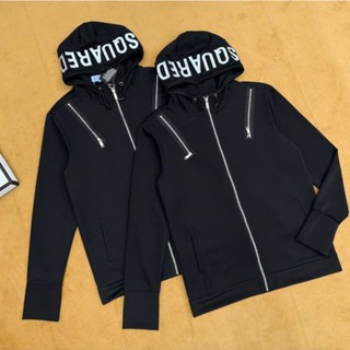 Áo Khoác Chống Nắng Nam Nữ Dsq2 Logo Chữ In Nhiệt Cực Nét Chất Liệu Vải Thoáng Mát Chống Tia UV Cao Cấp 2025