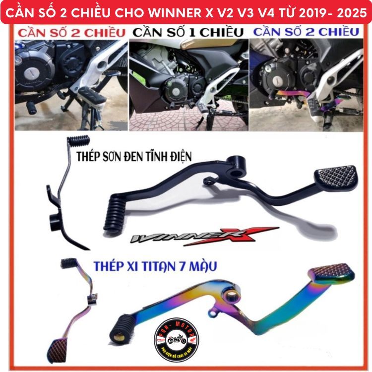 Cần Số 2 Chiều Winner X V2 V3 V4 Từ 2019 - 2025. Cặp Ốp Mỏ Dè (Bọc Mũi Dè) Winner X V2 - V4 (19- 25)