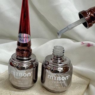 Sơn gel Thạch gạo, Đen, Trắng, Trắng kem Mxbon chính hãng siêu đẹp cho thợ nail - Kitty Nails Supply