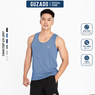 Áo Ba Lỗ Nam GUZADO Vải Thun Lạnh Mềm Mát, Thấm Hút Tốt, Co Giãn Cao, Chống Nhăn Dão Vải GTT05