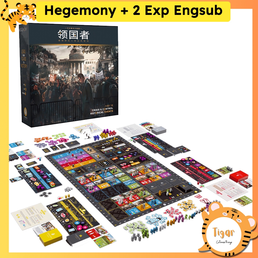 [Có Bản Việt Sub] Top Boardgame Hegemony + 2 bản mở rộng full expansion Cuộc chiến giai cấp Tigar