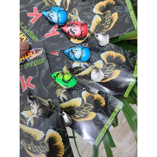 nhái hơi mini chado ngũ long nặng 5g dài 2,8cm . có 2 bản lưỡi độ và lưỡi thường.