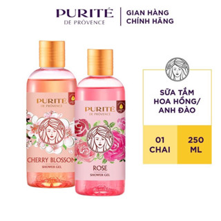 Sữa Tắm cao cấp Purite Hương Hoa Anh Đào/ Hoa Hồng 250ml