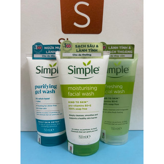 [Date 2027] Sữa rửa mặt Simple 150ml