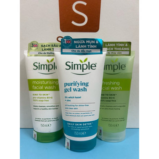 [Date 2027] Sữa rửa mặt Simple 150ml