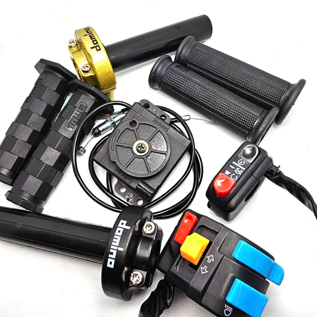 COMBO cùm tăng tốc domino + công tắc FZ passing trái và phải (TẶNG bao tay xe máy daytona) dùng cho tất cả mẫu xe hiện n