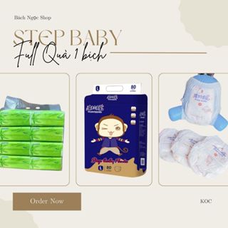  CHỌN QUÀ  💞 1 BỊCH STEPBABY koc  💞 Tã Bỉm Quần Dán Step baby tiết kiệm 💞 Đủ size 💞 bỉm khỉ takizumi 
