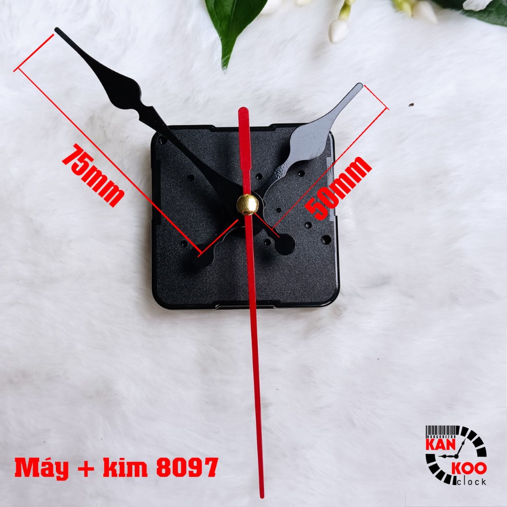Máy Đồng Hồ Treo Tường 6168S – Kim Trôi Siêu Êm – Cốt Dài 22mm bảo hành 12 tháng
