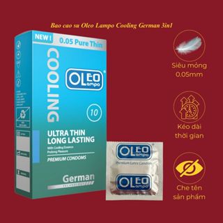 Bao cao su Oleo Lampo siêu mỏng, gân gai, kéo dài thời gian, không gây kích ứng