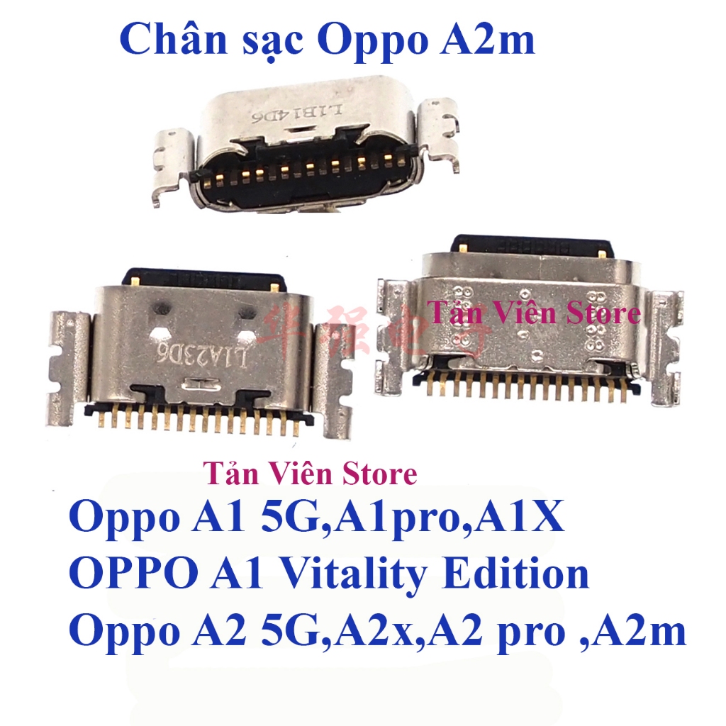 Set 10c Chân sạc Oppo A1 5G  / A1 Pro /  A1X / A1 Vitality Edition /  A2 5G / A2x / A2 Pro / A2m