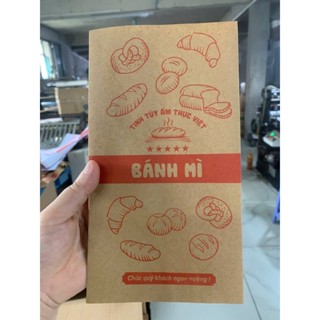 Túi đựng bánh mì - 13x23 - 1000 túi bánh mì 13x23cm - Mẫu mới 2023