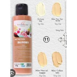 Màu nước thực phẩm Unicorn 210gr/chai