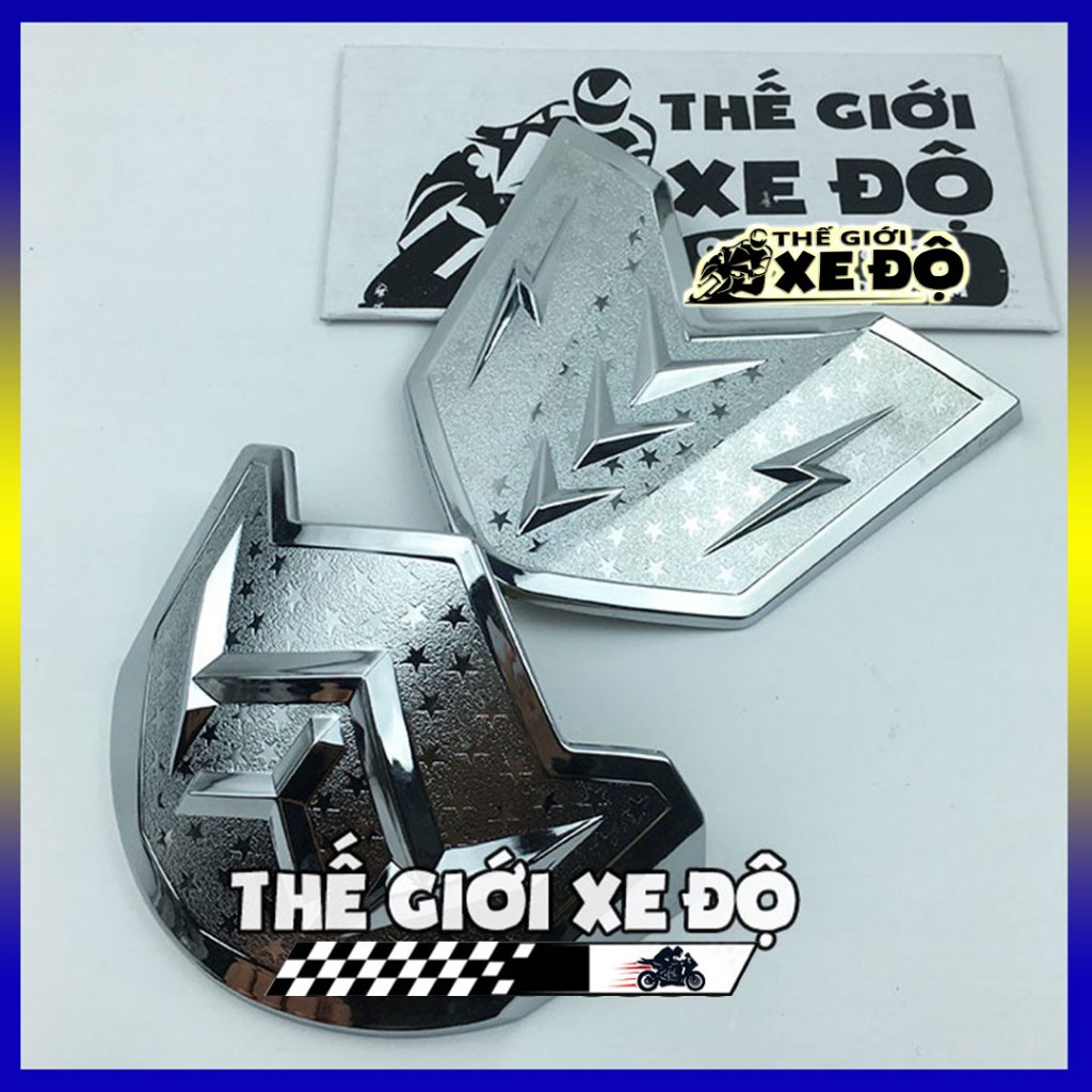 Ốp mỏ dè Sh 350i xi crom - phụ kiện trang trí ốp xi inox mũi dè trước sau Sh 350i