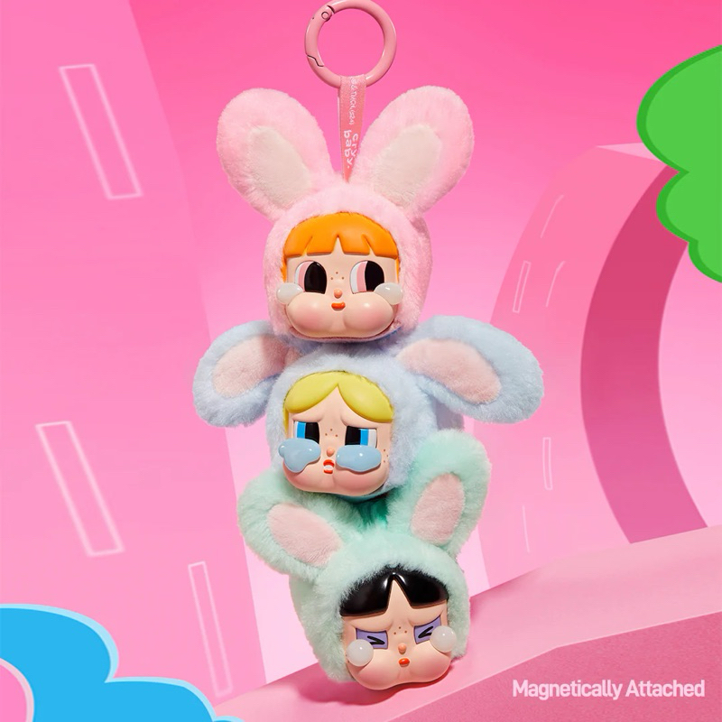 AUTH POPMART CRYBABY POWERPUFF GIRLS OFFICIAL