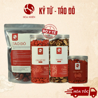 Táo Đỏ Kỷ Tử, trà Táo Đỏ Kỷ Tử pha cùng Long Nhãn, hoa Cúc Chi - Hòa Nhiên