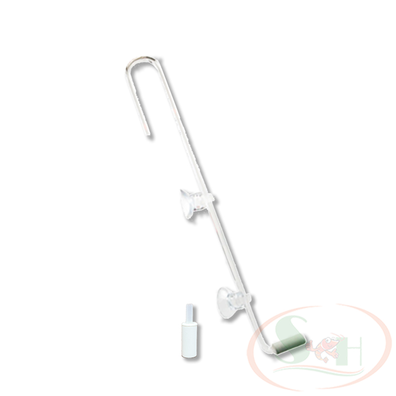 Đầu sủi co2 OEM gốm mini siêu mịn chữ L thanh acrylic co2 bể thủy sinh cá tép cảnh biển