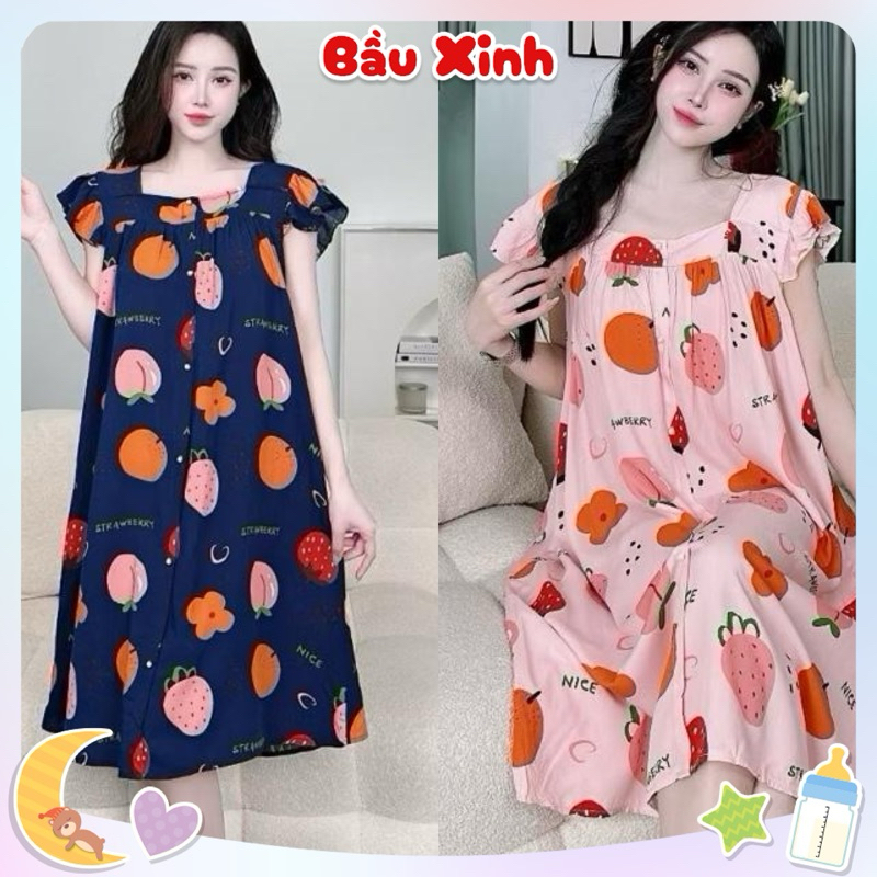 (Cực nhiều mẫu) Váy lanh bầu cực mát,đủ size từ 45-70kg