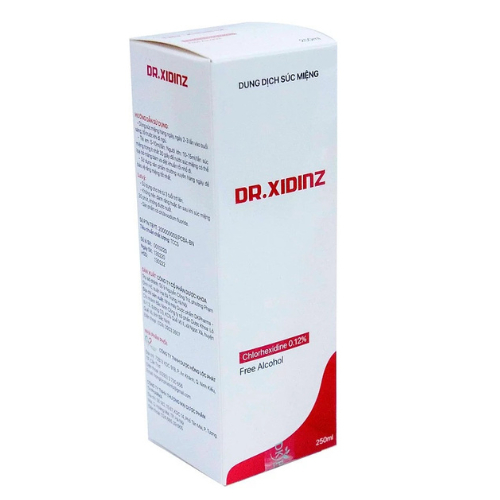 Nước súc miệng DR.XIDINZ 250ml vệ sinh khoang miệng hơi thở thơm mát ngừa hôi miệng [betadine, liste