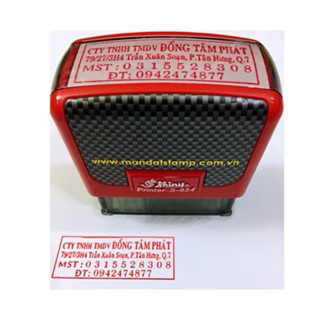Dấu Shiny S224 S844 S854, Khắc Dấu Tên Công Ty Mã Số Thuế Địa Chỉ, Khắc Dấu Theo Yêu Cầu 2 dòng 3 dòng 4 dòng 5 dòng