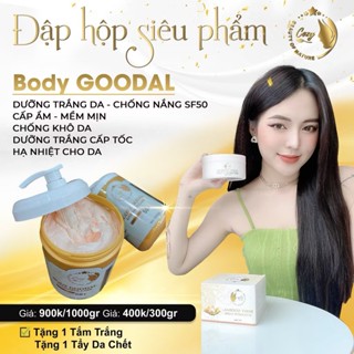 KEM Body Kích Trắng da Toàn thân COZY GOODAL 1000g + Tặng kèm 1 Set Tắm trắng, 1 Tẩy da chết