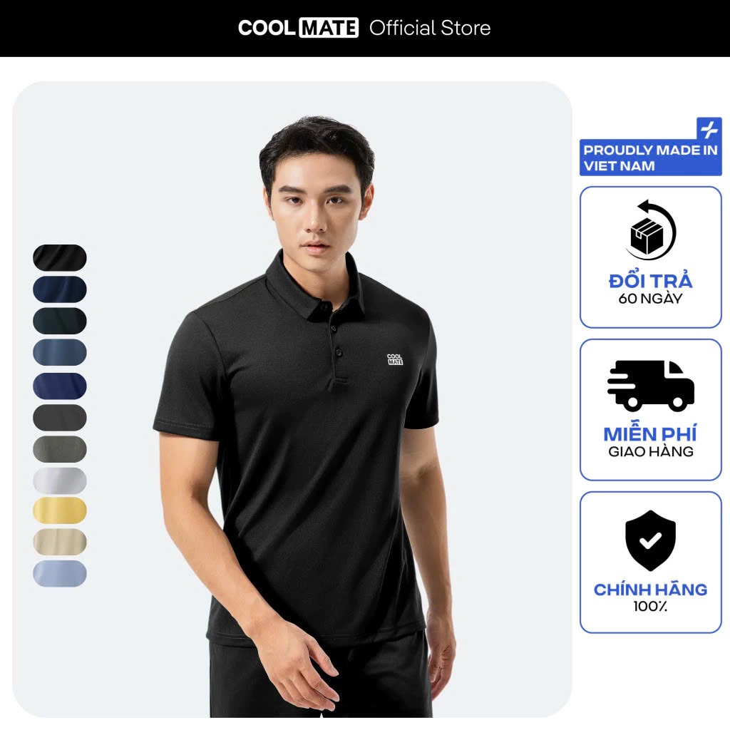 Áo Polo thể thao nam ProMax S1 Logo Coolmate, Áo polo Dragon Karants Local Brand Form Oversize [BST 