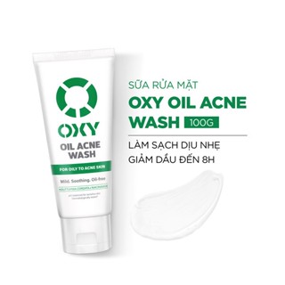 Sữa Rửa Mặt Nam Cao Cấp OXY Oil Acne Wash (100g)