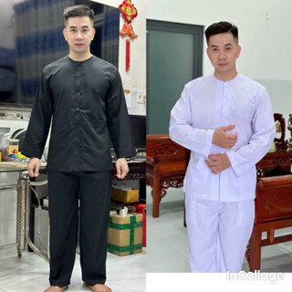 ĐỒ BÀ BA - BỘ BÀ BA NAM NỮ VẢI KATE TRUYỀN THỐNG