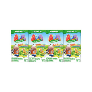 Lốc 4 Hộp Sữa dinh dưỡng Vinamilk ADM Các Vị 110ML