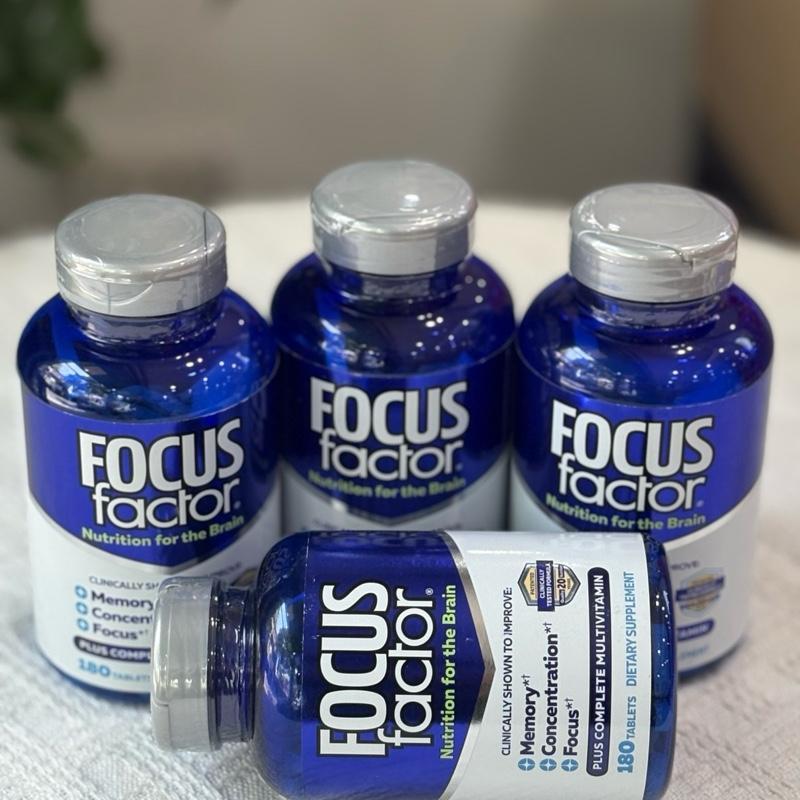 Viên uống bổ não Focus Factor Nutrition For The brain Mỹ 180 viên