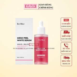  Tinh Chất Meso Peel White Serum THE HIGH Chính Hãng Hổ trợ Trắng Da Căng Bóng Không Sưng Không Đau Không Đỏ,Làm Sạch Sâu 
