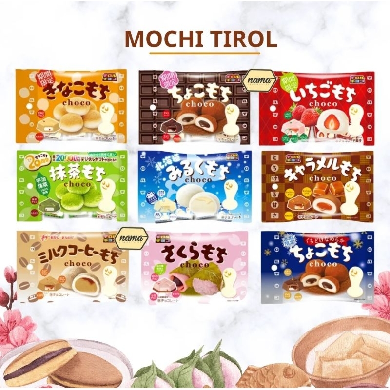 [Sẵn] Mochi Tirol Socola Bọc Mochi Dẻo Nhật Bản Có Nhiều Vị