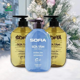  SỮA TẮM DƯỠNG ẨM HƯƠNG HOA LINH LAN - VITAMIN E 500ml | SỮA TẮM SOFIA 