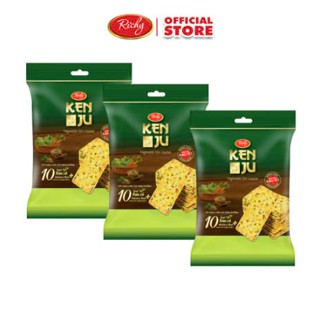 Combo 3 túi bánh quy rau củ Kenju Richy 192g/túi