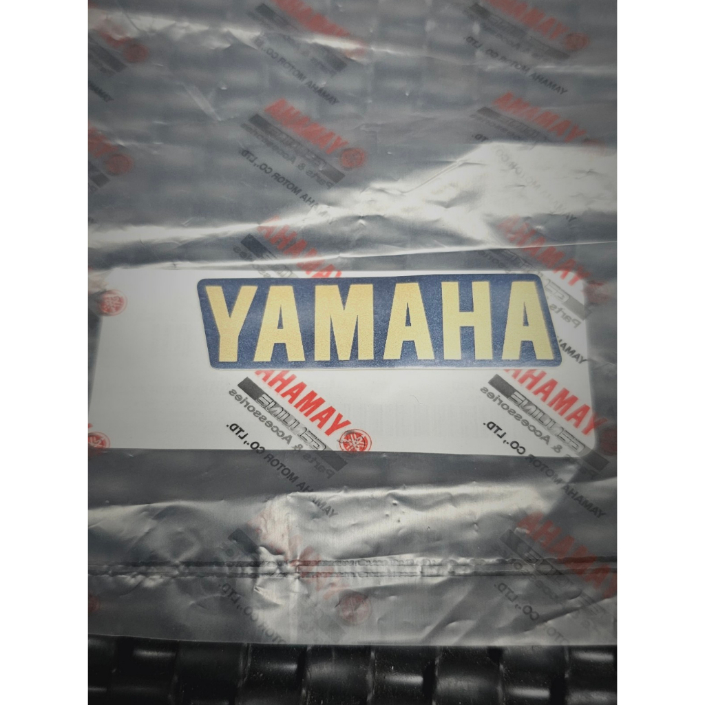 Logo chữ Yamaha vàng, logo Yamaha limited dành cho Exciter135 2005-2023 chính hãng Yamaha
