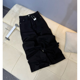 Quần jean nữ ống rộng suông 93/94cm nấm đĩa kép , Size XS/S/M/L 7131