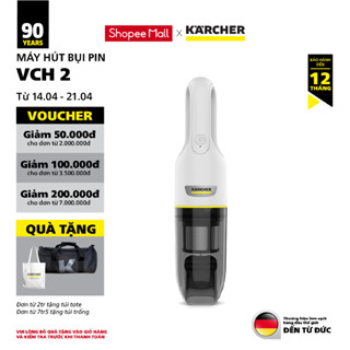 Máy hút bụi cầm tay mini dùng pin Karcher VCH 2 công suất 70w bảo hành chính hãng 12 tháng