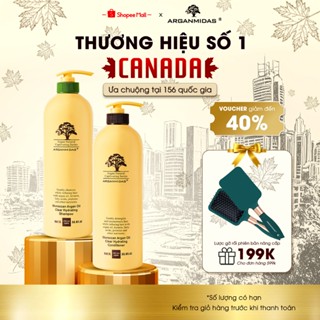 COMBO GỘI XẢ siêu dưỡng ẩm Arganmidas Moroccan Argan Oil Clear Hydrating - 1000ml